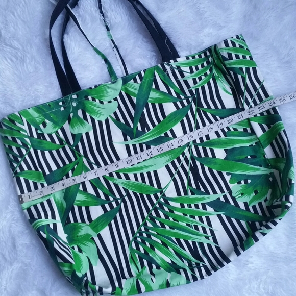 Palm Tree Canvas Tote Bag - Picture 6 of 8